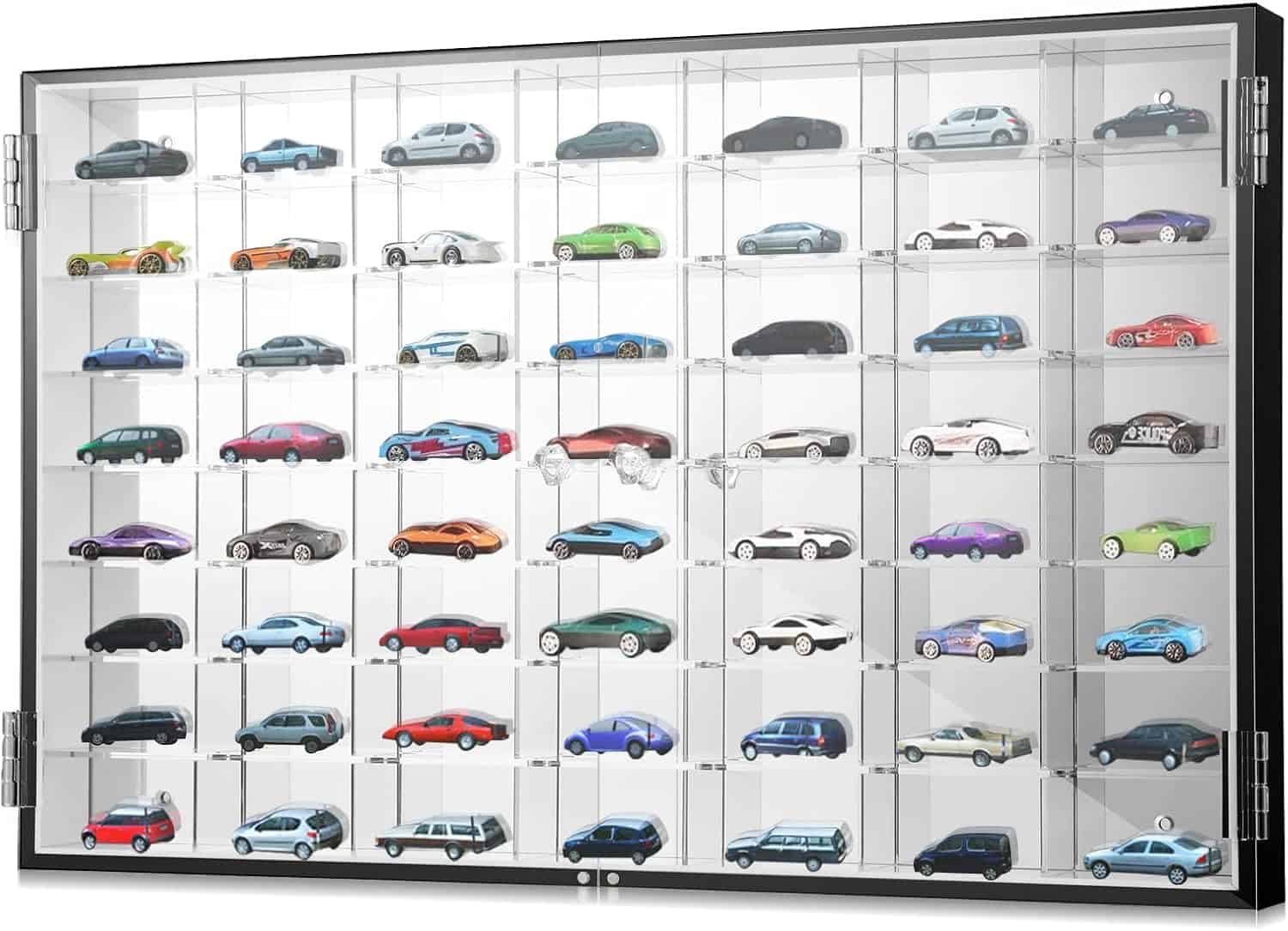 LED hanging diecast display case