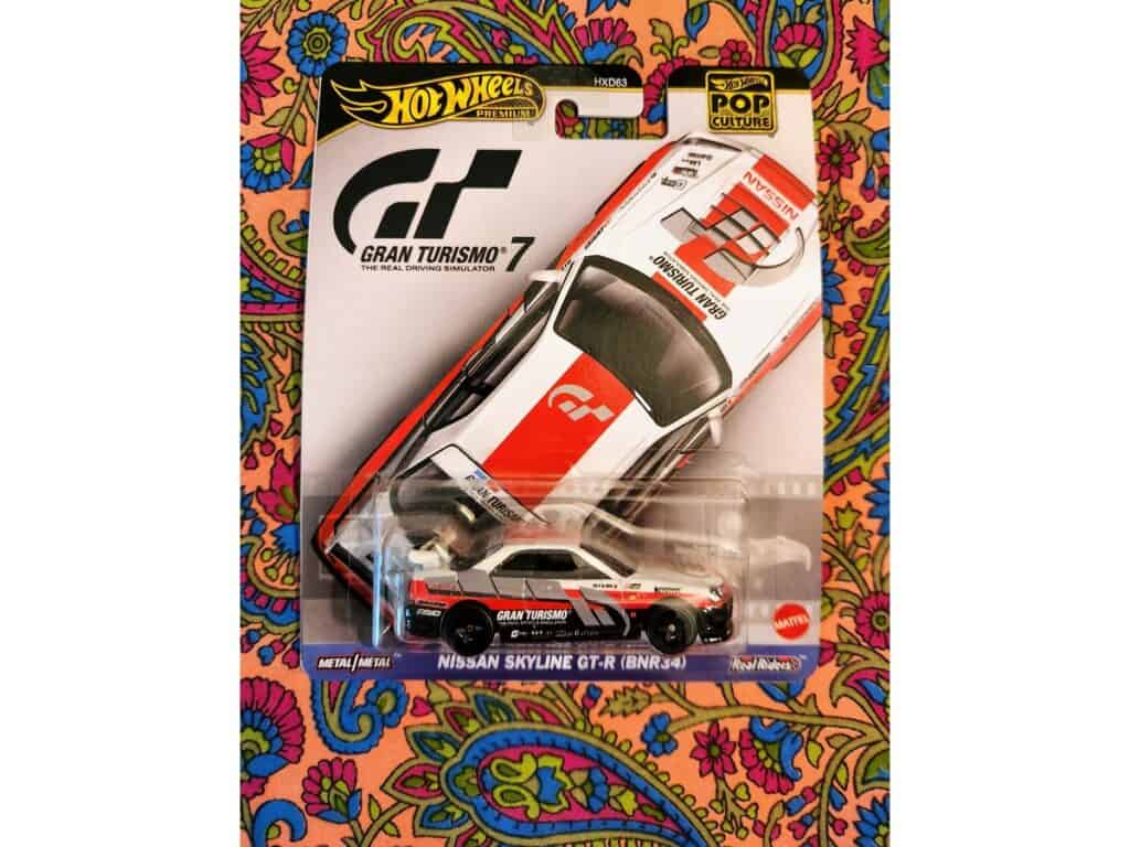 hot wheels premium gran turismo 7 r34 nissan skyline