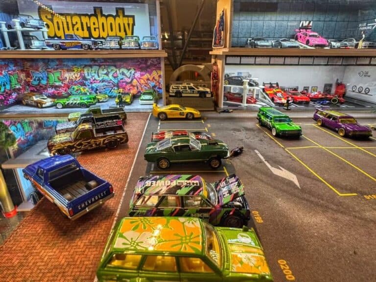 hot wheels diorama